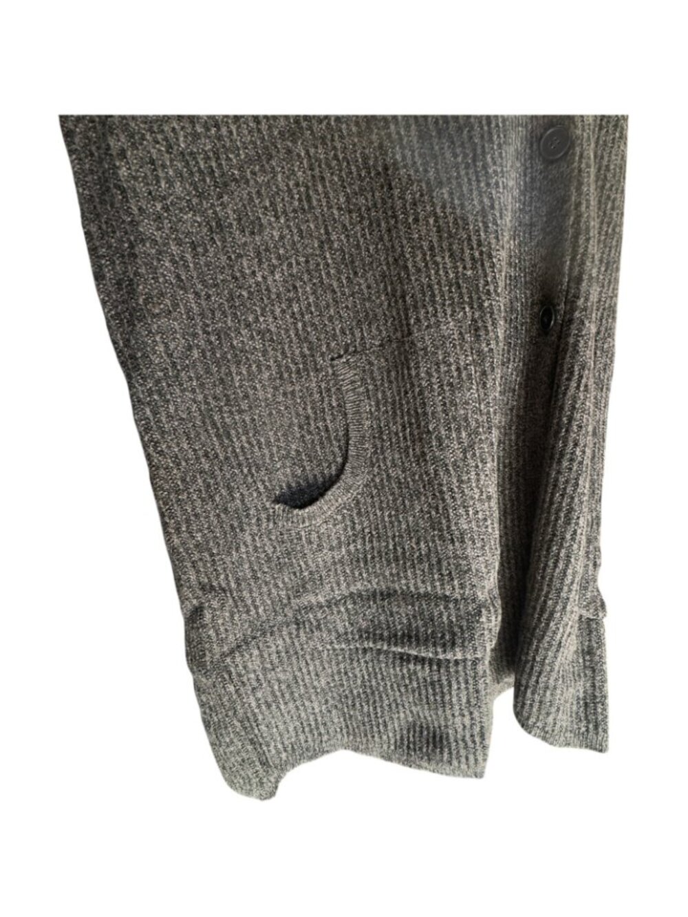 J. Jill Cardigan Knit Charcoal Button Sweater - Womens 4X - $159 Orig NWT - Picture 4 of 5